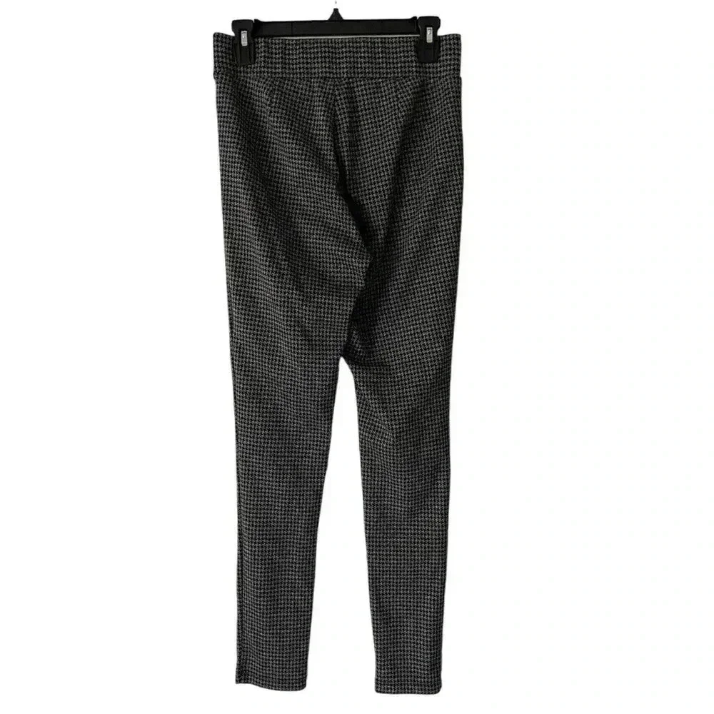 Loft Houndstooth High Rise Ankle Slim Fit Pullover Legging Size M Tall - Picture 2 of 7